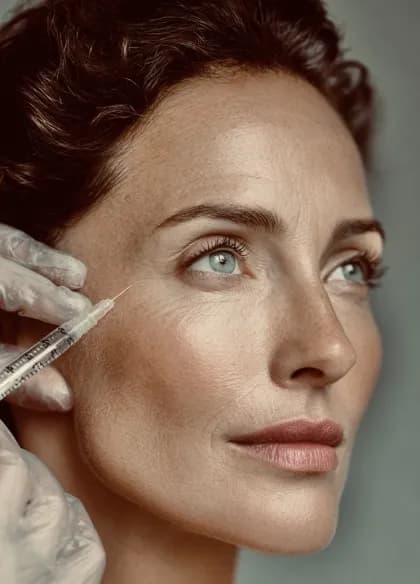 Faltenbehandlung mit Muskelrelaxans